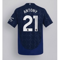 Camiseta Manchester United Antony #21 Visitante Equipación 2024-25 manga corta